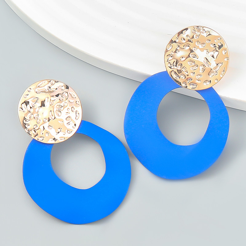 2022 Summer Fashion Fém Többrétegű Geometrikus Fülbevaló Pauli Manfi Női Kreatív Trend Dangle Fülbevaló Party Kiegészítők