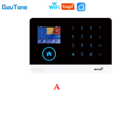 Gautone WIFI GSM bežični pametni protuprovalni sigurnosni alarmni sustav DIY Kit sa senzorom za vrata i PIR senzorom pokreta radi s Alexom