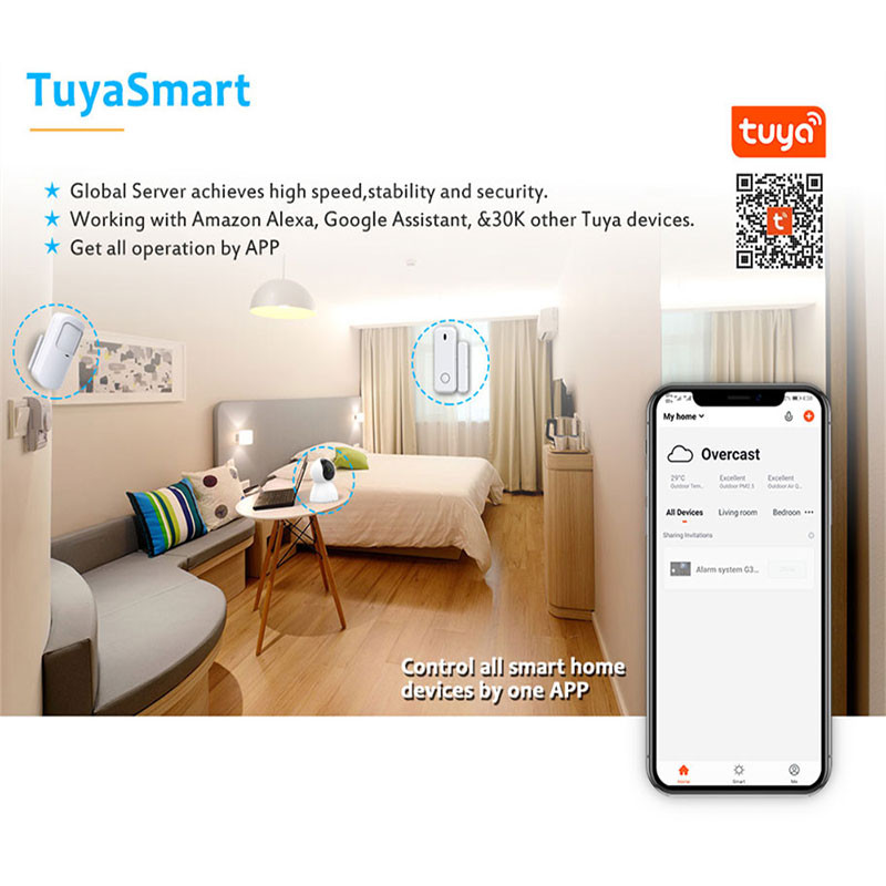 ZONAN G34 4G 3G GSM Σύστημα συναγερμού WIFi Προστασία ασφαλείας Ασύρματη κάμερα IP Συμβατή με Alexa Έλεγχος εφαρμογής συναγερμού ασφαλείας SmartHome