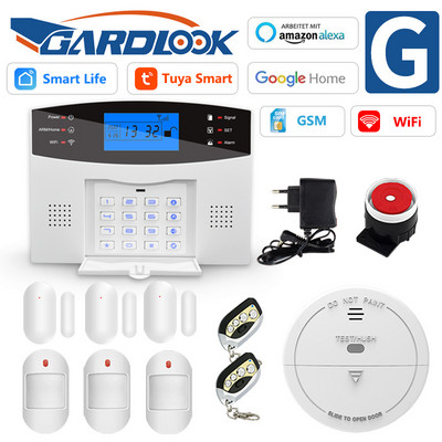 Σύστημα συναγερμού GARDLOOK T2B για διαρρήξεις οικιακής ασφάλειας WiFi 433 MHz GSM Alarm Wireless Tuya Smart House App Control
