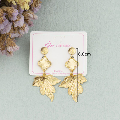 Komplet ogrlica i naušnica za žene Dubai Set nakita u zlatnoj boji Veliki privjesak Upečatljive naušnice za svadbenu zabavu