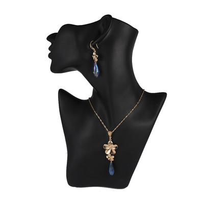 Cring Coco Polynesian Frangipani Комплекти обеци Жена Drop Earring Hawaiian Crystal Flower Jewelry Sets 2022 for Women Dropship