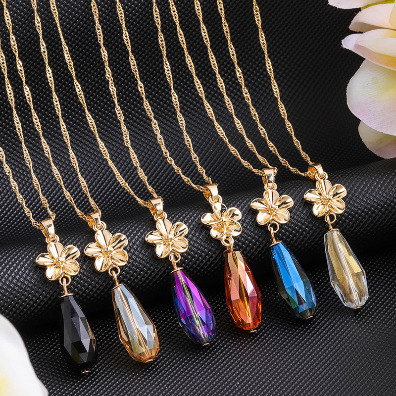 Cring Coco Polynesian Frangipani Комплекти обеци Жена Drop Earring Hawaiian Crystal Flower Jewelry Sets 2022 for Women Dropship