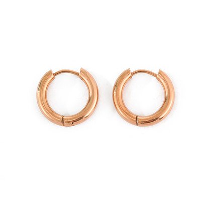 Малки обеци с обръч от неръждаема стомана за жени, мъже, малки златни обеци, корейски пиърсинг на хрущяла, класически аксесоари за бижута