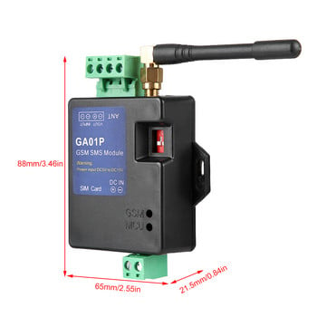 GA01P GSM Mini Smart Remote Предупреждение за прекъсване на захранването SMS Сигнал за повикване Сигурност