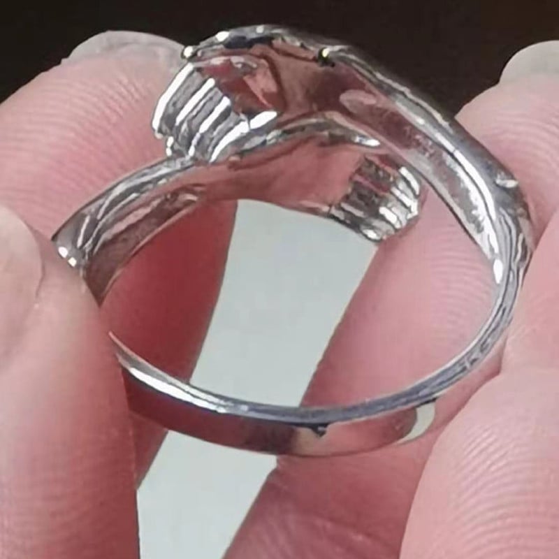 Vintage szerelem ölelő kezek gyűrű női férfi személyiség nyitó gyűrűk ékszerek esküvői szerelmesek évfordulós ajándékok ékszerek nagykereskedelme