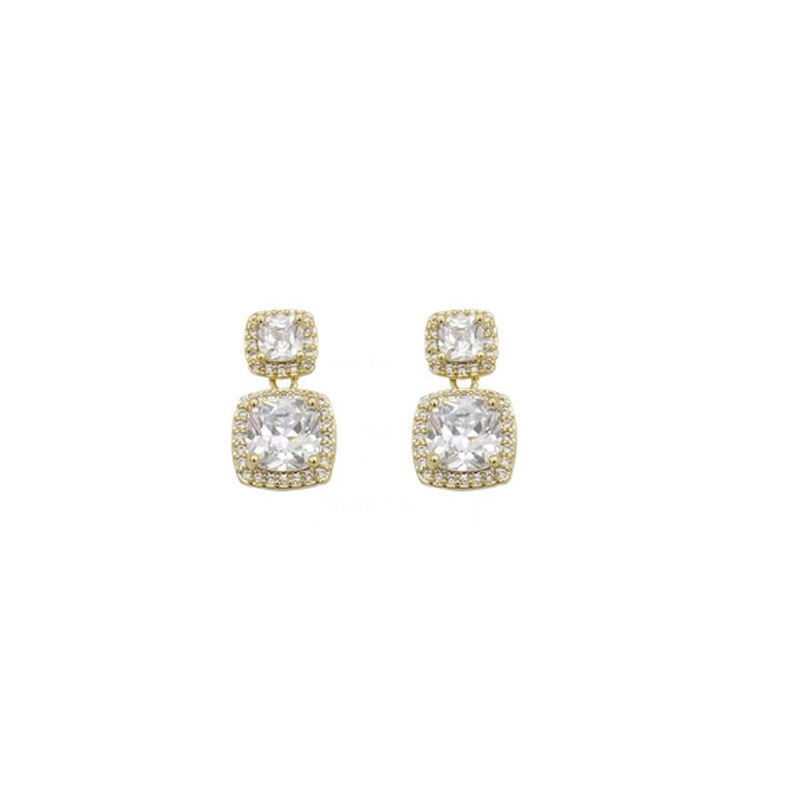 Accesorii populare Bijuterii Cercei pentru femei Bling Cubic Zirconia Elegant Superbe femeie nunta Cercei Pendientes