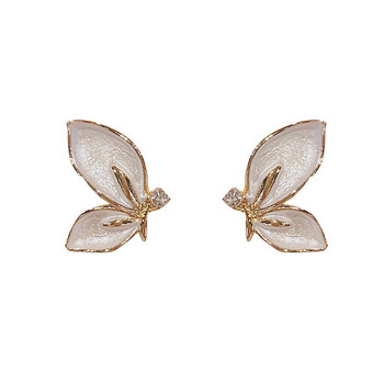 Модни кристални обеци Дамски модни обеци с пеперуди Парти бижута Женски подаръци