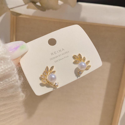 Модни кристални обеци Дамски модни обеци с пеперуди Парти бижута Женски подаръци