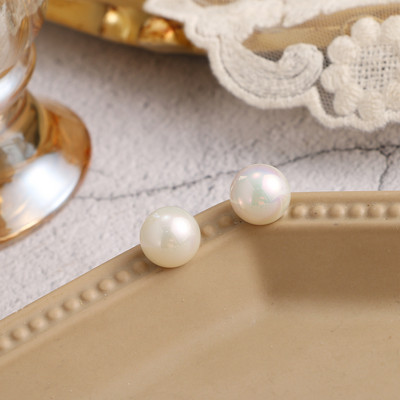 Cercei cu perle simulate de epocă mari, drăguți, la modă, elegante, create, cercei cu șnur de perle, pentru cadou de petrecere de nuntă