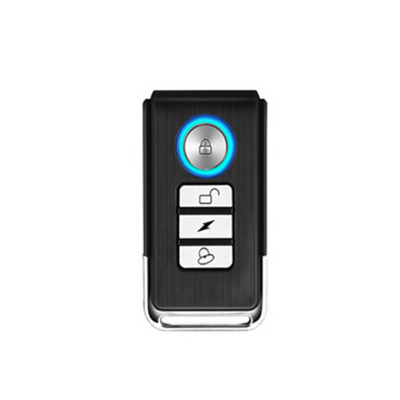 Bezvadu ūdensnecaurlaidīgs velosipēda vibrācijas signalizācija USB uzlādes tālvadības pults motocikla elektriskā velosipēda drošības signalizācija