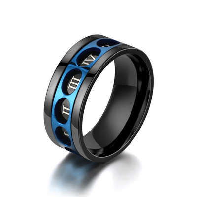 Nyugtalanító gyűrű Fidget Spinner Gyűrűk Nőknek Rozsdamentes acél gyűrűk Fedgets Szabadon forgó Stressz elleni kiegészítők Férfi ékszerek