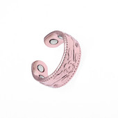 Fashion Classic Plum Blossom Cupru Inel de deschidere reglabil magnetic pentru femei Bijuterii trend
