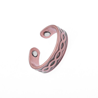 Fashion Classic Plum Blossom Cupru Inel de deschidere reglabil magnetic pentru femei Bijuterii trend