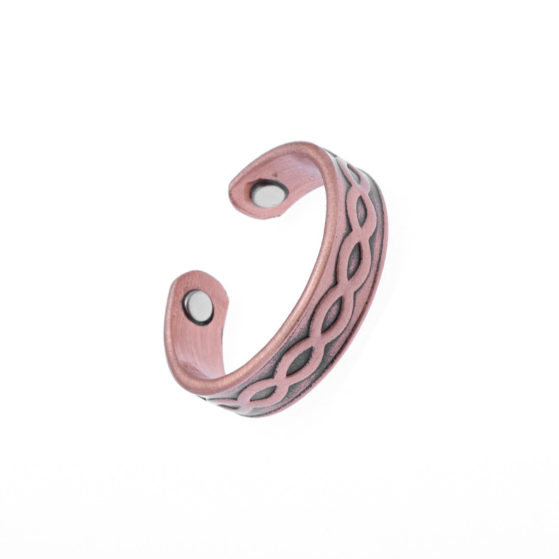 Fashion Classic Plum Blossom Cupru Inel de deschidere reglabil magnetic pentru femei Bijuterii trend