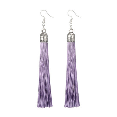 LOVBEAFAS prekės ženklo kutai auskarai moterims Madingi papuošalai Bohemian Drop Dangle ilgi auskarai iš šilko audinio Etniniai vintažiniai auskarai