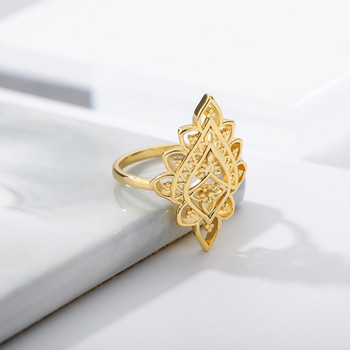 Дамски пръстен от неръждаема стомана, сребърен цвят, опал, винтидж пръстени, медни геометрични минималистични масивни пръстени, елегантни сватбени бижута, подарък