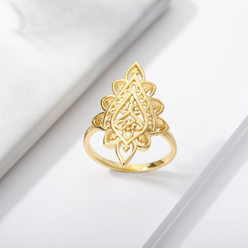 Inel de femeie din oțel inoxidabil de culoare argintie, opal, inele vintage, cupru, geometric, minimalist, inel gros, cadou elegant de bijuterii de nuntă