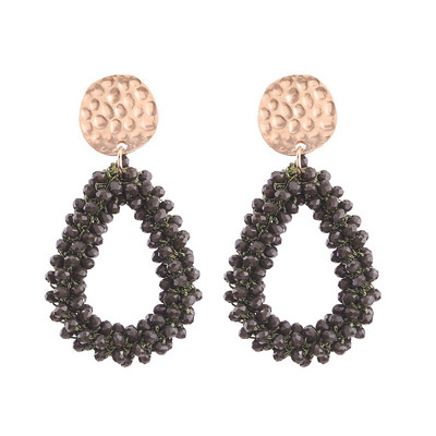 Aretes Boho New Oorbellen kézzel készített gyöngyök rojtos csepp fülbevaló nőknek Etnikai kék Dangle Statement fülbevaló ékszer nagykereskedés