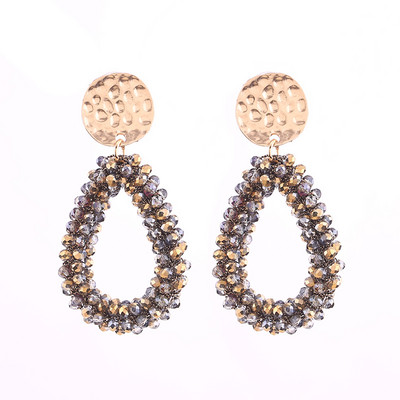 Aretes Boho New Oorbellen kézzel készített gyöngyök rojtos csepp fülbevaló nőknek Etnikai kék Dangle Statement fülbevaló ékszer nagykereskedés