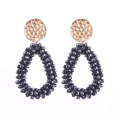 Aretes Boho New Oorbellen kézzel készített gyöngyök rojtos csepp fülbevaló nőknek Etnikai kék Dangle Statement fülbevaló ékszer nagykereskedés