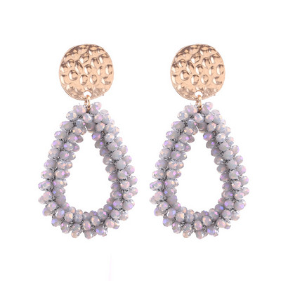 Aretes Boho New Oorbellen kézzel készített gyöngyök rojtos csepp fülbevaló nőknek Etnikai kék Dangle Statement fülbevaló ékszer nagykereskedés