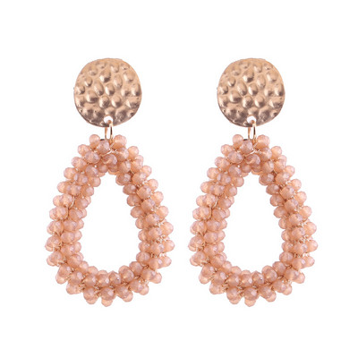 Aretes Boho New Oorbellen kézzel készített gyöngyök rojtos csepp fülbevaló nőknek Etnikai kék Dangle Statement fülbevaló ékszer nagykereskedés