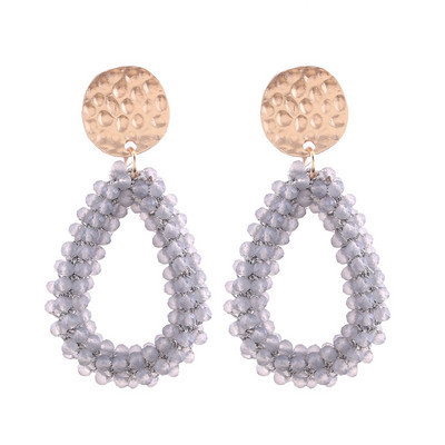 Aretes Boho New Oorbellen kézzel készített gyöngyök rojtos csepp fülbevaló nőknek Etnikai kék Dangle Statement fülbevaló ékszer nagykereskedés