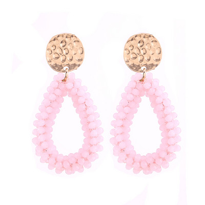 Aretes Boho New Oorbellen kézzel készített gyöngyök rojtos csepp fülbevaló nőknek Etnikai kék Dangle Statement fülbevaló ékszer nagykereskedés