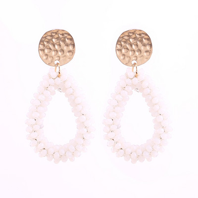 Aretes Boho New Oorbellen kézzel készített gyöngyök rojtos csepp fülbevaló nőknek Etnikai kék Dangle Statement fülbevaló ékszer nagykereskedés