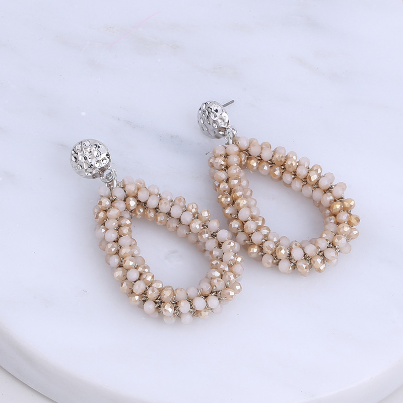 Aretes Boho New Oorbellen kézzel készített gyöngyök rojtos csepp fülbevaló nőknek Etnikai kék Dangle Statement fülbevaló ékszer nagykereskedés