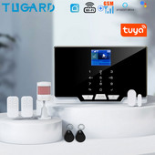 TUGARD G20 Wifi Gsm mājas drošības signalizācijas sistēma ielaušanās lietotņu kontrole pilnkrāsu ekrāna gaismas joslas 433 Mhz piederumi Alexa Google