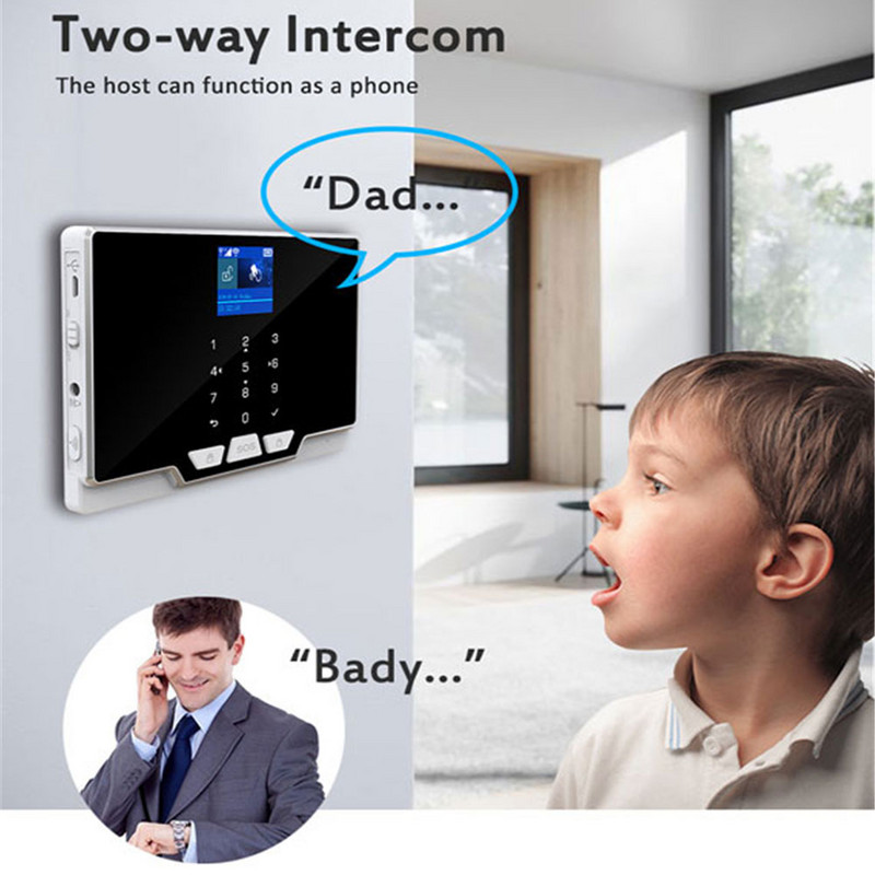 TUGARD G20 Wifi Gsm mājas drošības signalizācijas sistēma ielaušanās lietotņu kontrole pilnkrāsu ekrāna gaismas joslas 433 Mhz piederumi Alexa Google