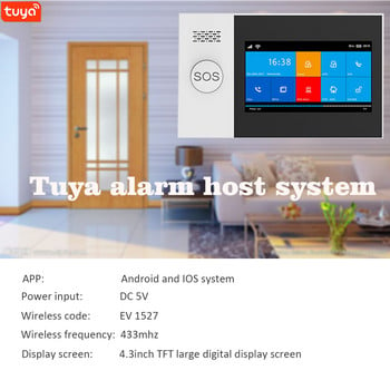 YS PG107 Tuya Κιτ συστήματος συναγερμού ασφαλείας Smartlife Έλεγχος εφαρμογής με κάμερα Ip Ανιχνευτής κίνησης αυτόματης κλήσης WIFI Gsm Έξυπνος συναγερμός σπιτιού
