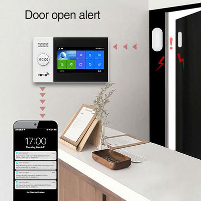 YS PG107 Tuya bezpečnostný alarmový systém, sada Smartlife, ovládanie pomocou aplikácie s IP kamerou, automatickým vytáčaním, detektorom pohybu, WIFI GSM, inteligentným domácim alarmom