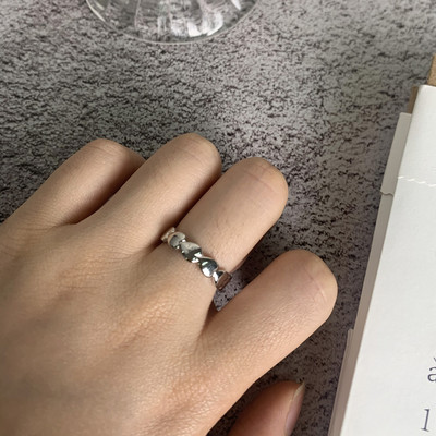 Koreai divat aranyos kagylós szívgyűrűk női lányoknak elegáns temperamentumos arany színű cirkon nyitott állítható gyűrűs ékszerek