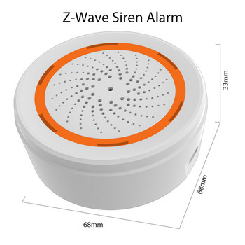 6-1PCS Tuya Zigbee Sound Light Sensor Smart Alarm Siren Remote Control Home Security Protection System USB Sound Light Sensor