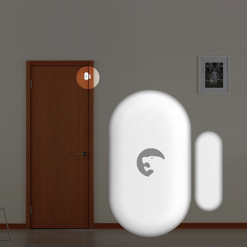 eTIGER ES-D3D bezvadu durvju/logu kontakta signalizācijas loga durvju sensora detektors eTiger trauksmei