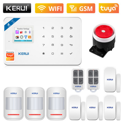 KERUI W181 WIFI GSM Home Security Tuya Smart Alarm System APP Control ...