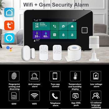TUGARD G60+G20 Tuya WiFi охранителна алармена система IP камера 433Mhz PIR Сензор за движение на врата Сирена App Control Комплект за интелигентна домашна аларма