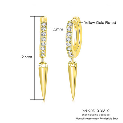 Sabie pandantiv pumnal piercing cartilaj cercei pentru femei barbat lobul urechii cercei hip hop bijuterii rock punk accesorii KBE232
