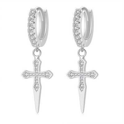 Sabie pandantiv pumnal piercing cartilaj cercei pentru femei barbat lobul urechii cercei hip hop bijuterii rock punk accesorii KBE232