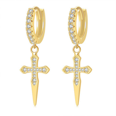 Sabie pandantiv pumnal piercing cartilaj cercei pentru femei barbat lobul urechii cercei hip hop bijuterii rock punk accesorii KBE232