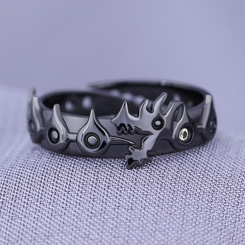 Anime Cele șapte păcate de moarte inel Meliodas Cosplay unisex ajustabil Dragon's Sin of Wrath inele bijuterii accesorii accesoriu