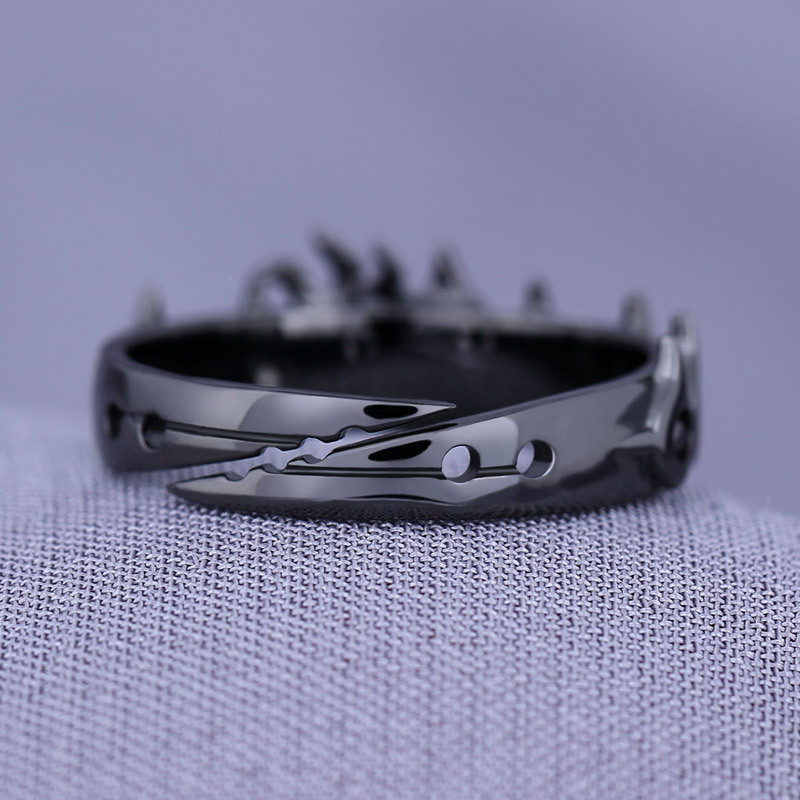 Anime Cele șapte păcate de moarte inel Meliodas Cosplay unisex ajustabil Dragon's Sin of Wrath inele bijuterii accesorii accesoriu