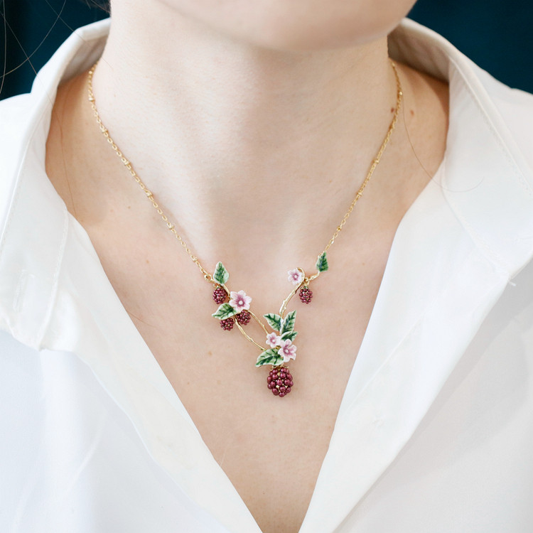 Roztomilé veveričky ovocné kvety šperky sady pre ženy jednoduché elegantné zvieracie náušnice náhrdelník prsteň brošňa doplnky