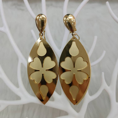 Set de bijuterii Dubai Cercei placat cu aur și colier pandantiv Nunți Design Accesoriu nou pentru cadouri de bijuterii de logodnă africane