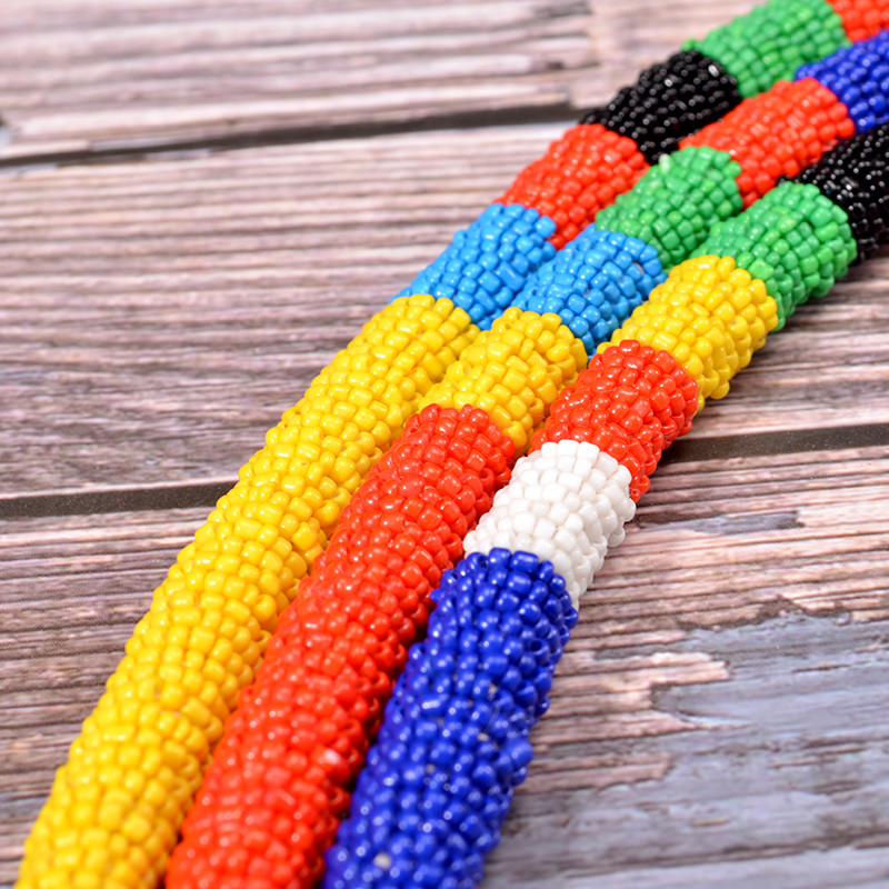 UDDEIN kézzel készített etnikai szokások Boho gyöngy nyaklánc fülbevaló szett Vintage nyilatkozat Maxi gallér party ajándék Collier afrikai ékszerek