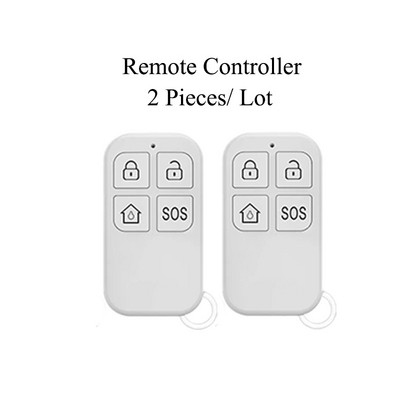 Bezdrôtový PIR detektor pohybu, senzor dverí, okien, požiaru, dymu, plynu, stroboskopická siréna, príslušenstvo 433 MHz pre alarm KONLEN