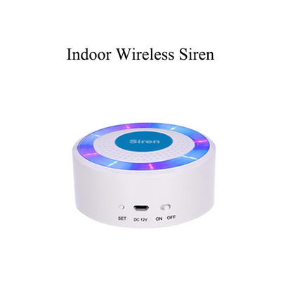 Bezdrôtový PIR detektor pohybu, senzor dverí, okien, požiaru, dymu, plynu, stroboskopická siréna, príslušenstvo 433 MHz pre alarm KONLEN